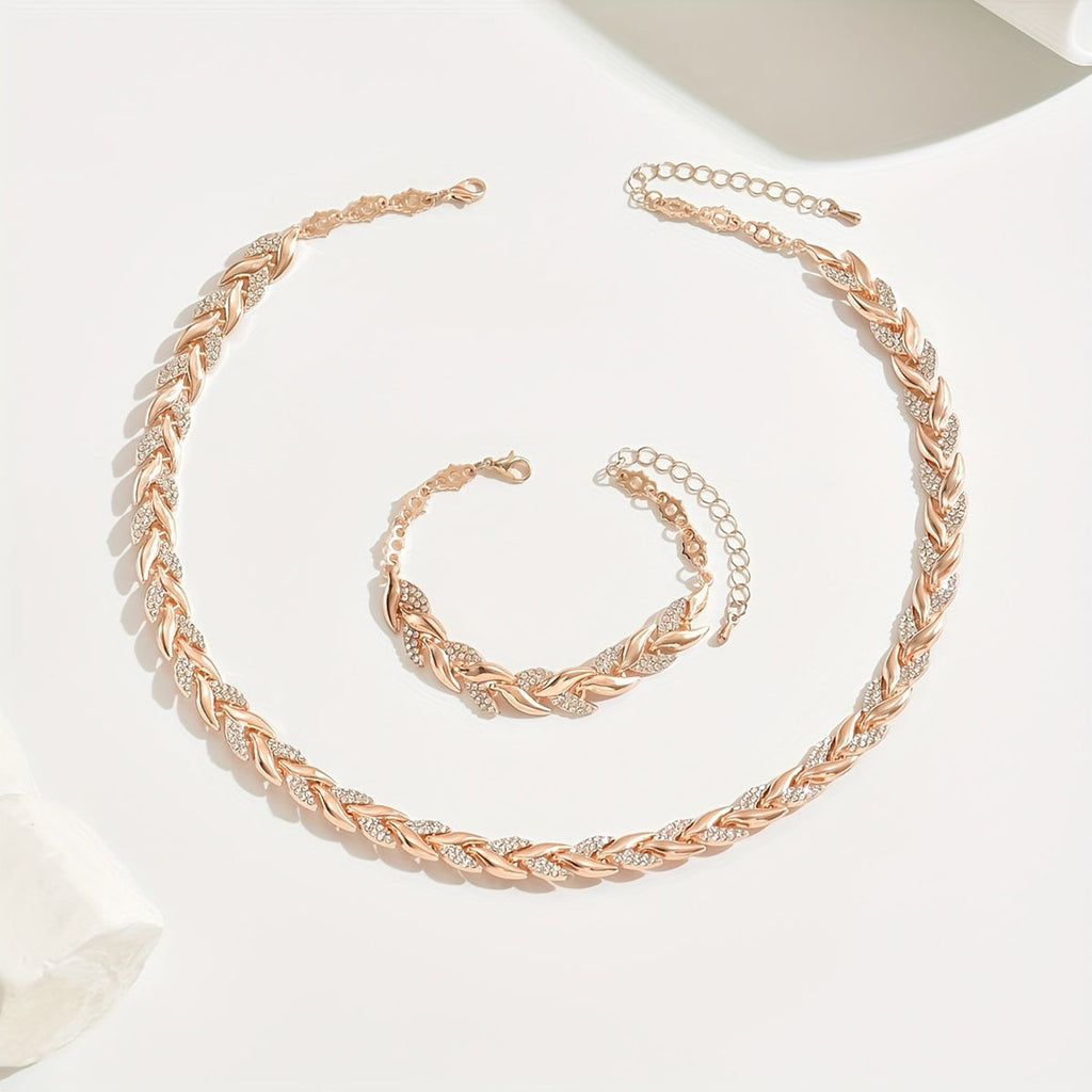 Sinfonía | Conjunto de Joyería Entrelazada Premium