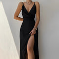 Pigalle | Vestido Drapeado con Abertura
