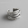 Labyrinthe | Anillo Escultórico de Hilos Entrelazados