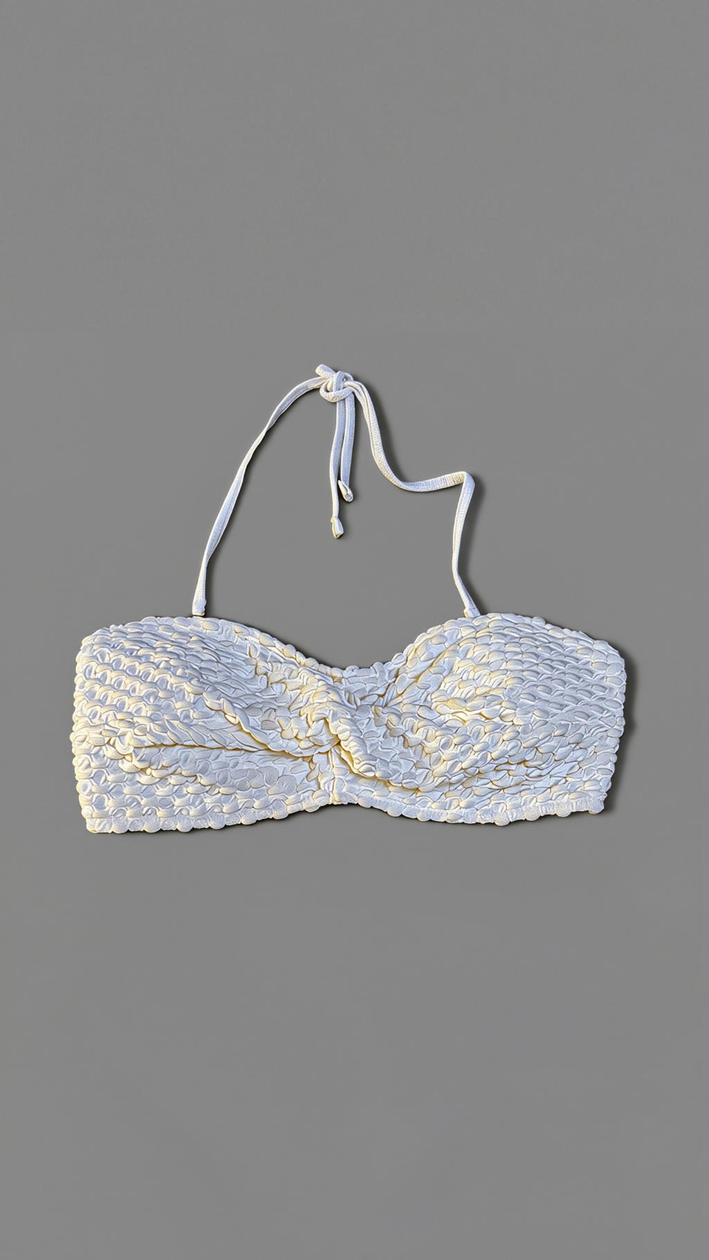 Santorini | Bikini Drapeado de Marfil