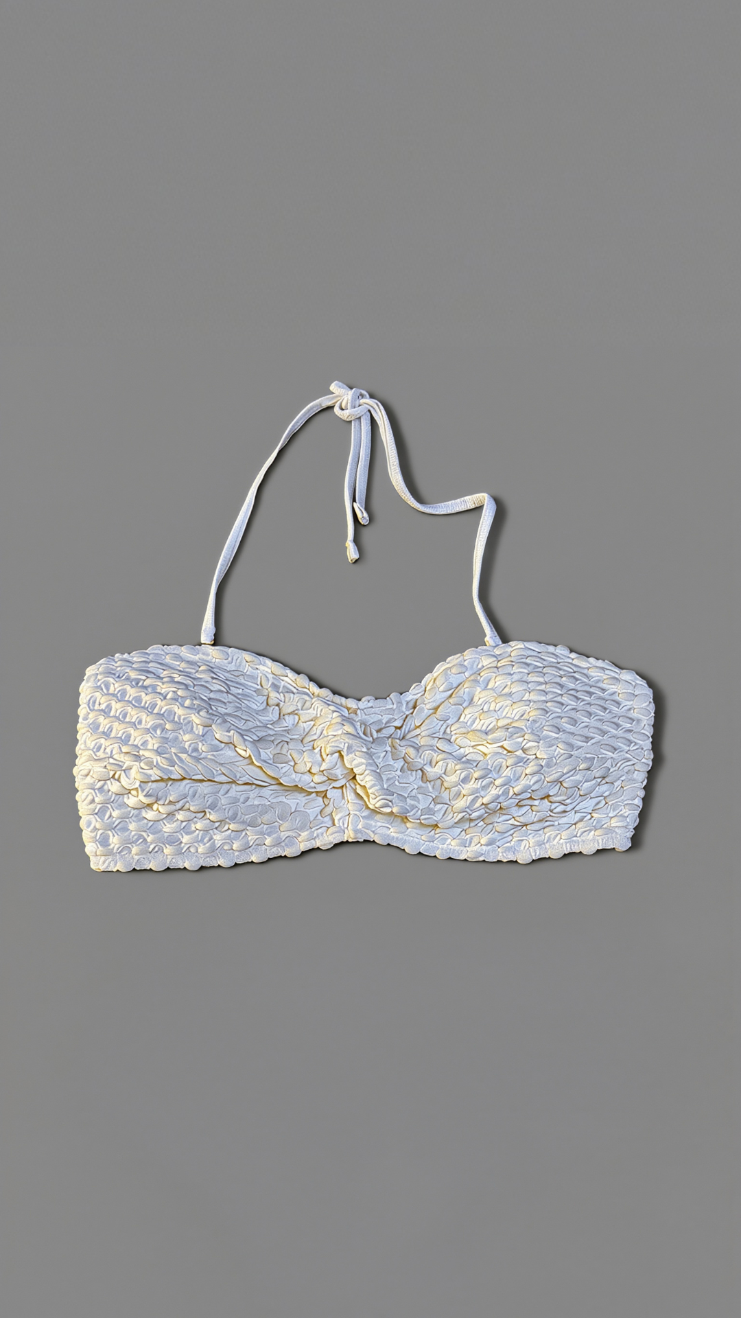 Santorini | Bikini Drapeado de Marfil