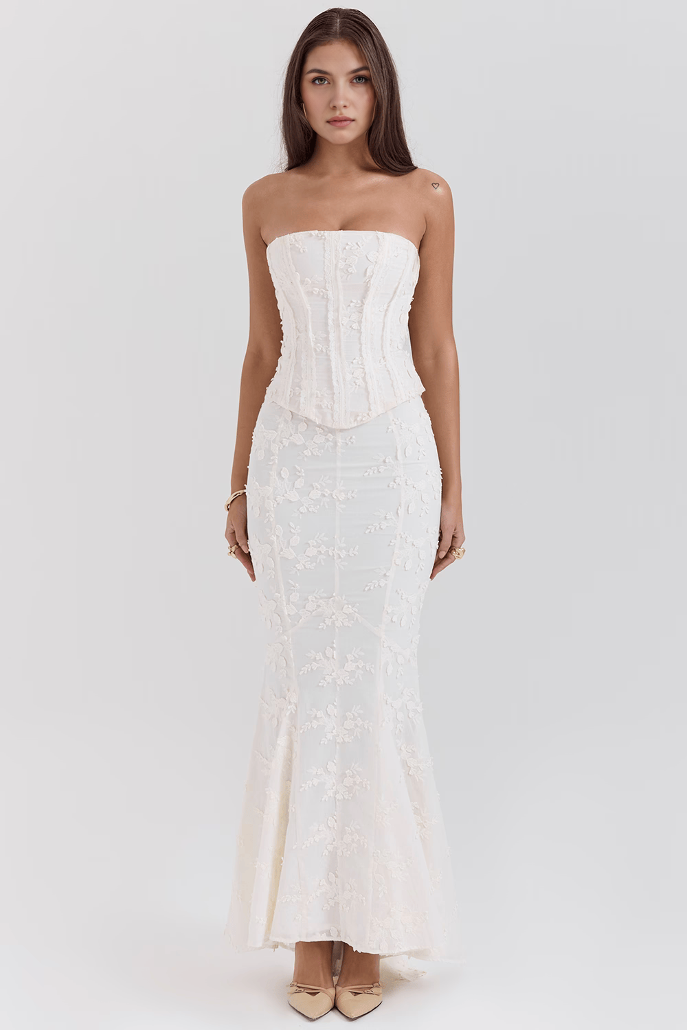 Rivoli | Vestido Sirena de Encaje de Alta Costura