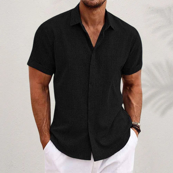 Marseille | Camisa de Lino Manga Corta