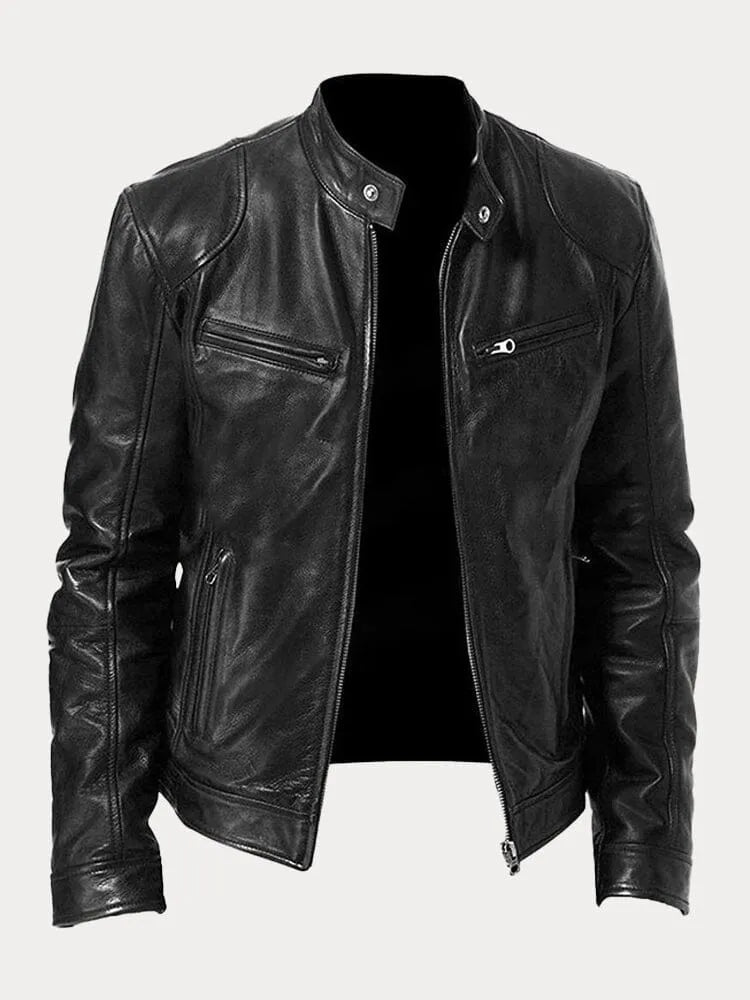 Bastille | Chaqueta de Cuero Motora