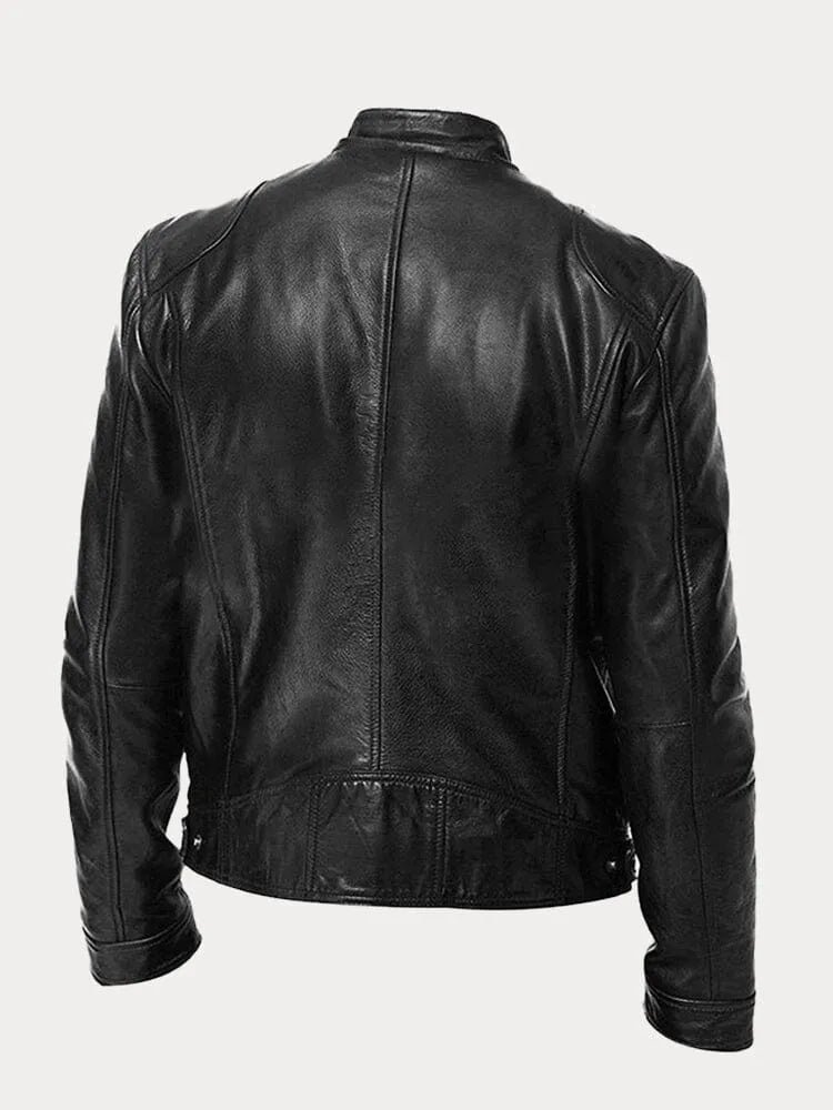 Bastille | Chaqueta de Cuero Motora