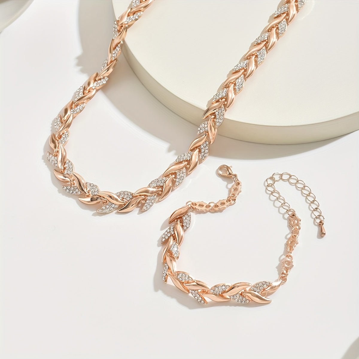 Sinfonía | Conjunto de Joyería Entrelazada Premium