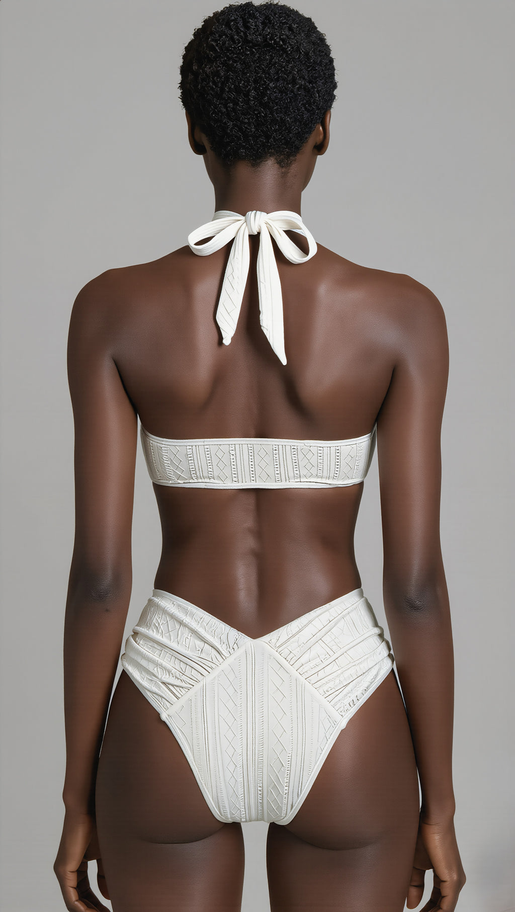 Voleuse | Bikini Blanco Texturizado