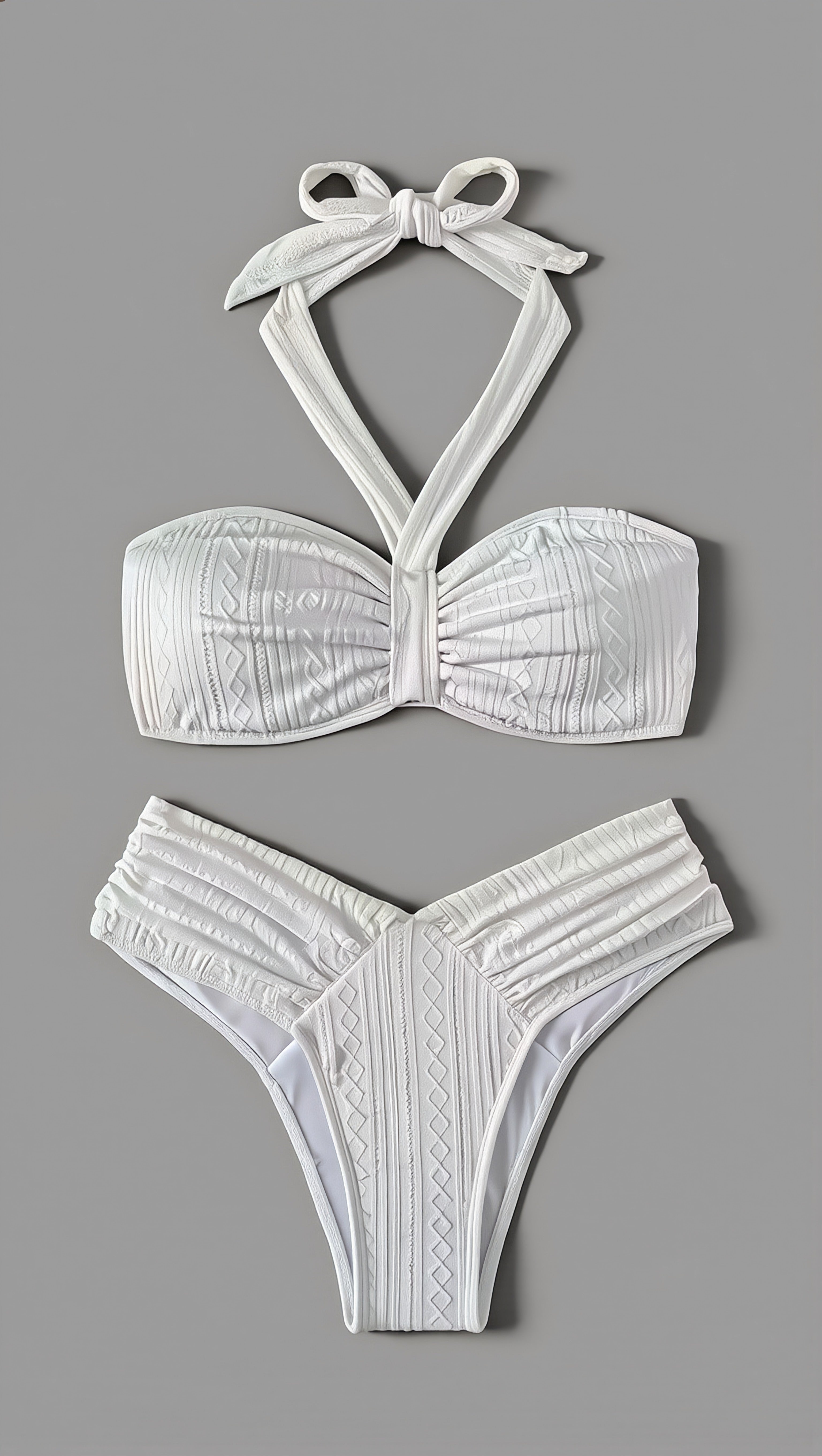 Voleuse | Bikini Blanco Texturizado